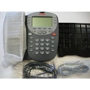 Avaya 2410 Digital Desk Phone Dark Gray Single-Line‎ PBX Display Corded NIB